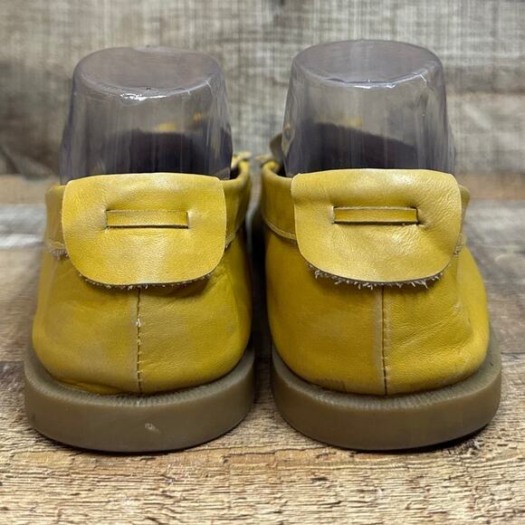 Bed Stu Anthropologie Helena Moccasin Loafer Mustard Yellow Size 9.5 - Picture 7 of 12